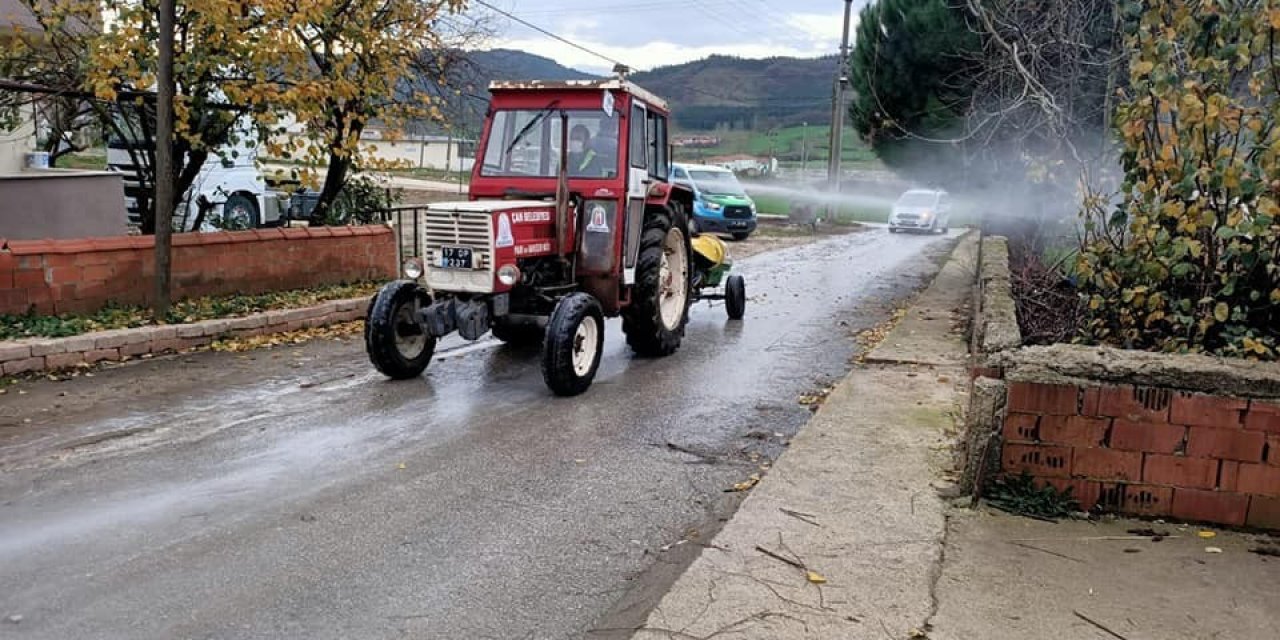 Güngören mevkii dezenfekte edildi