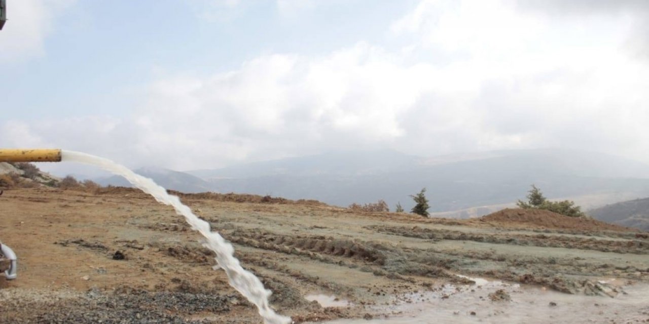 Elazığ’da yaban hayatına su desteği
