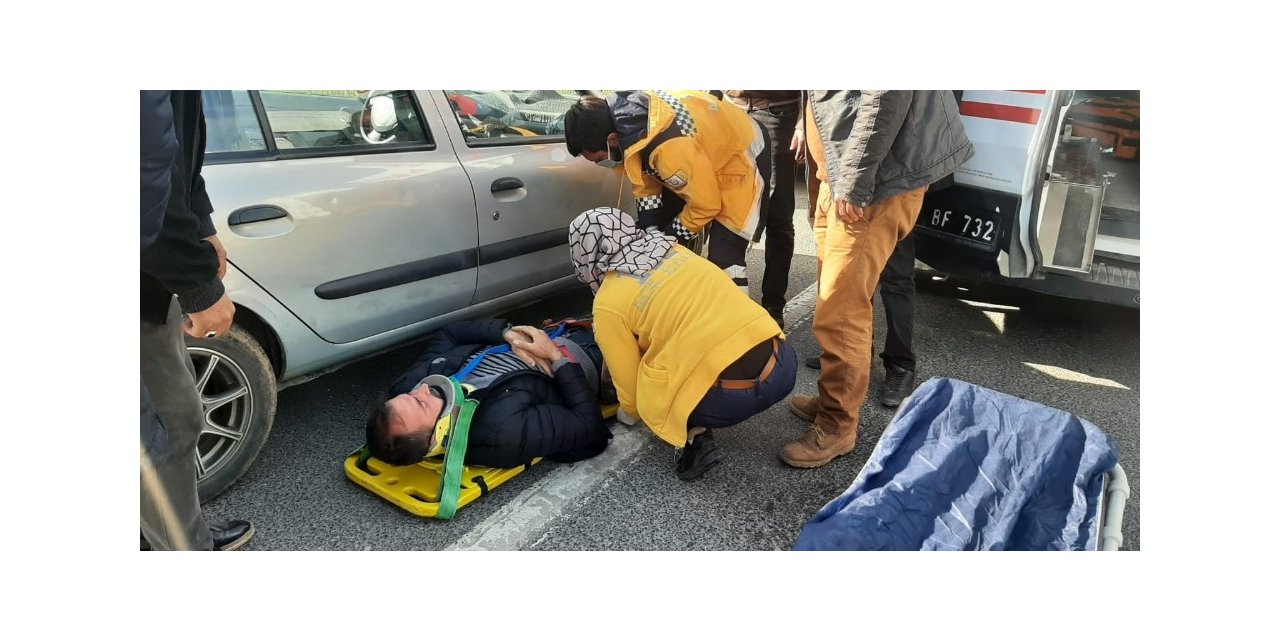 Zincirleme trafik kazası:1 yaralı