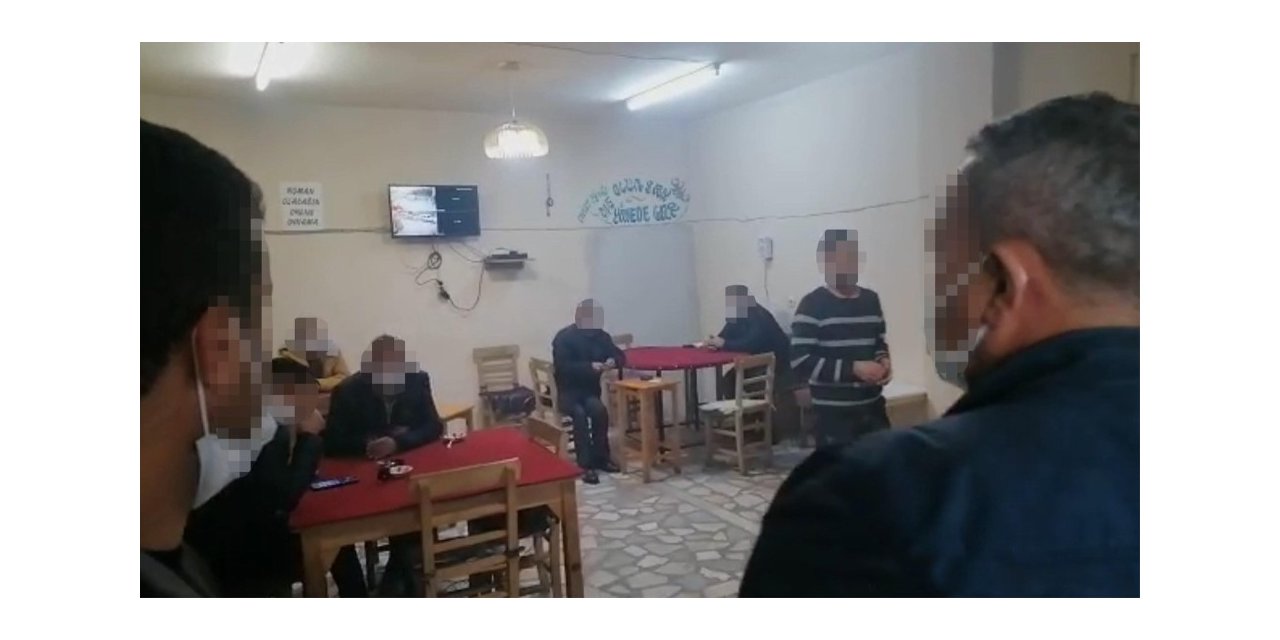 Kumar oynarken yakalanan 22 kişiye 26 bin TL para cezası uygulandı