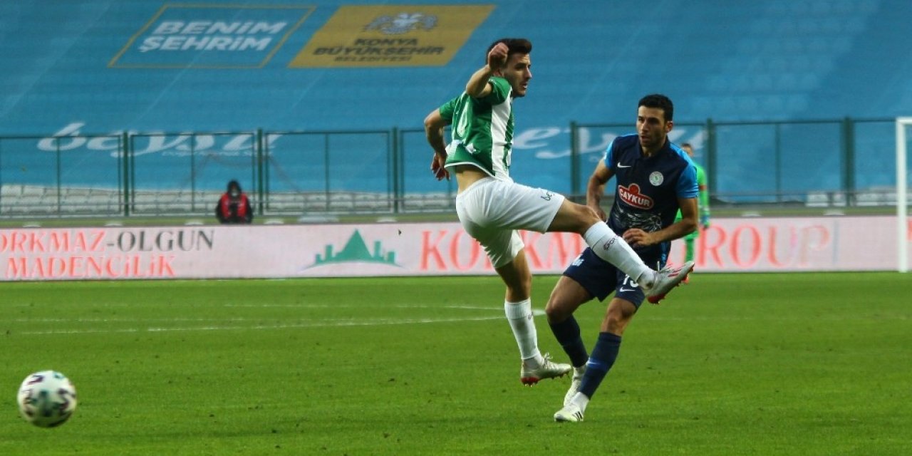 Süper Lig: Konyaspor: 1 - Çaykur Rizespor: 1 (Maç sonucu)