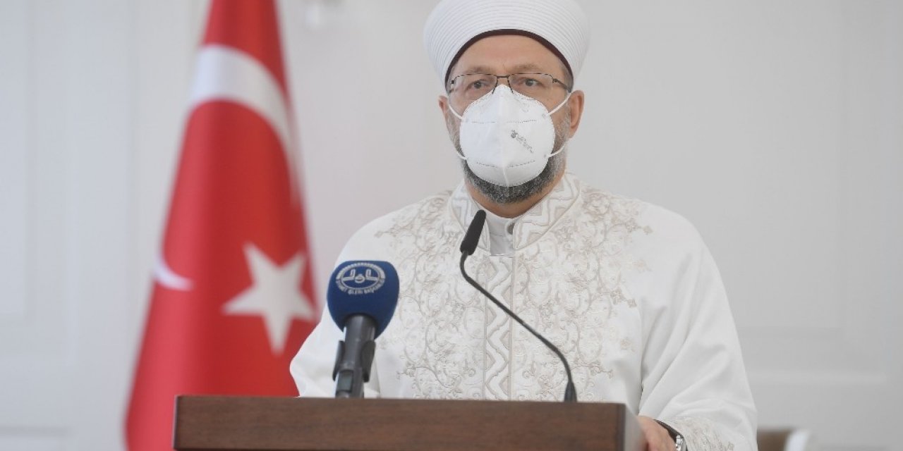 Diyanet İşleri Başkanı Erbaş: “Gayrimeşru ilişkileri özendiren, sadakati önemsizleştiren yayınlar aileyi tahrip etmektedir”
