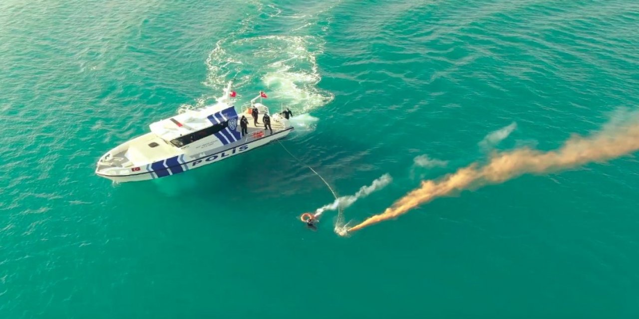 Antalya'nın denizinde flaş tatbikat!