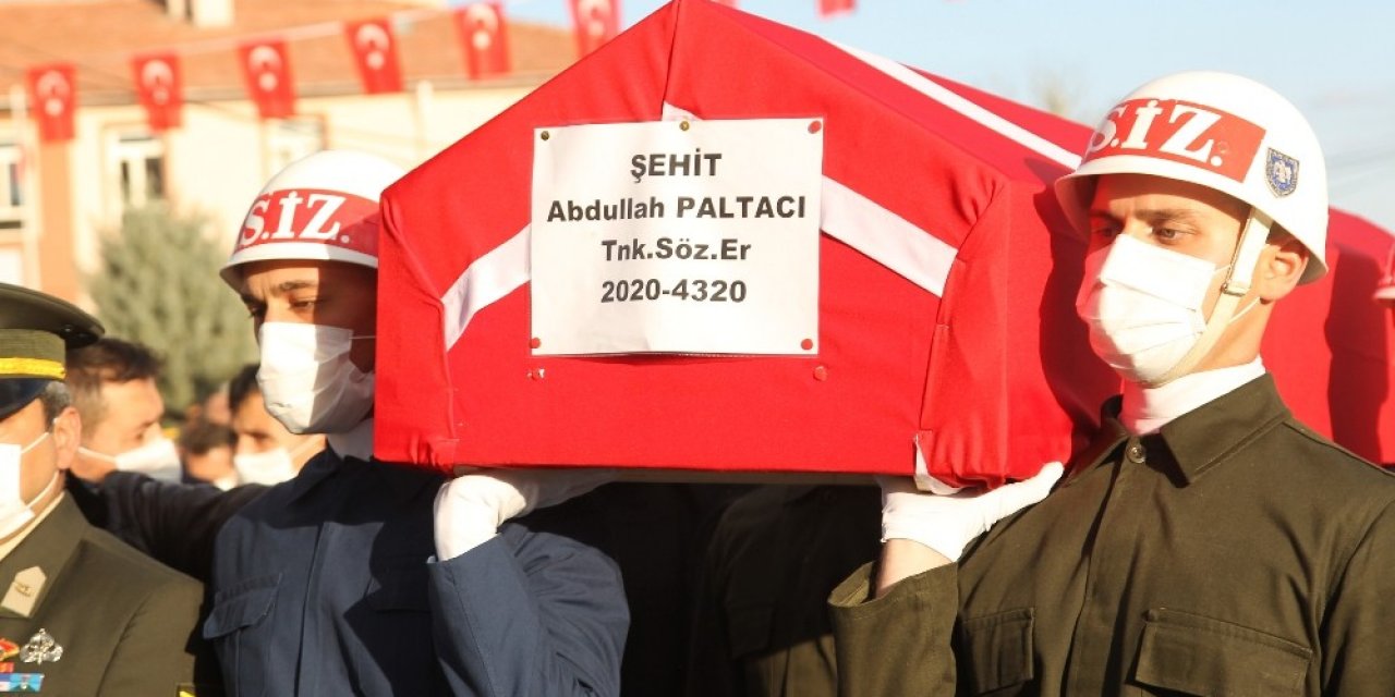 Konya şehidi Abdullah Paltacı'ya veda etti