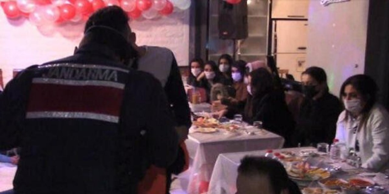Nargileli yılbaşı partisine 91 bin 350 lira ceza