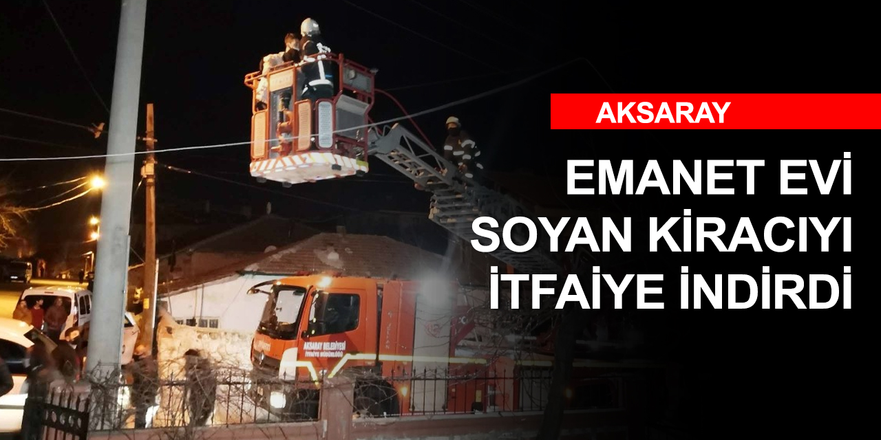 Gurbetçinin evini soyan hırsız kiracı suçüstü yakalandı!