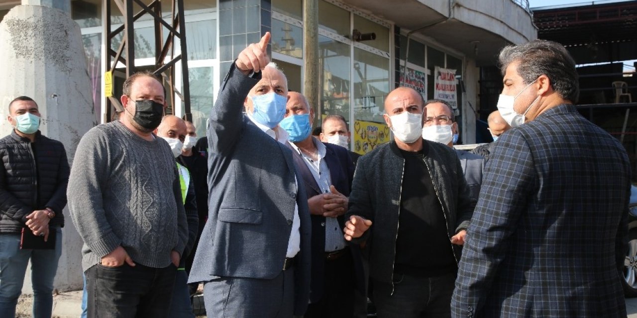 Konya Büyükşehir Belediyesi'nden Akdeniz Belediyesi'ne yardım