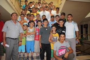 Hakkarili çocuklar Kaleli'yi ziyaret etti