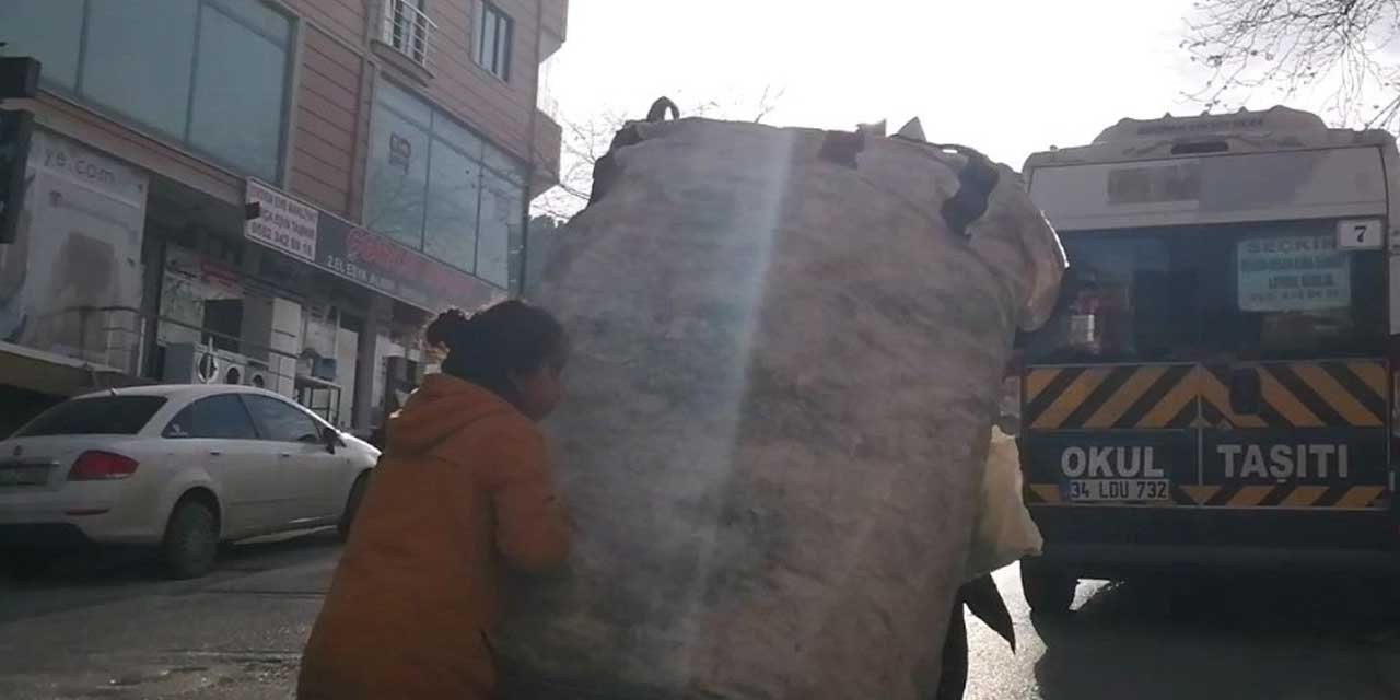 Annesine verebildiği tek hediye bu! Kağıt toplayıcı annenin minik kızından büyük hediye