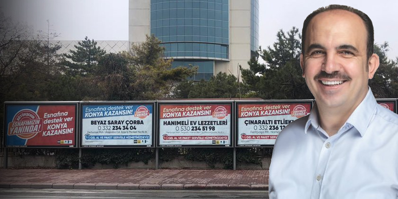 Belediyecilikte 'Konya modeli'ne güzel bir örnek daha! Esnafa tanıtım desteği