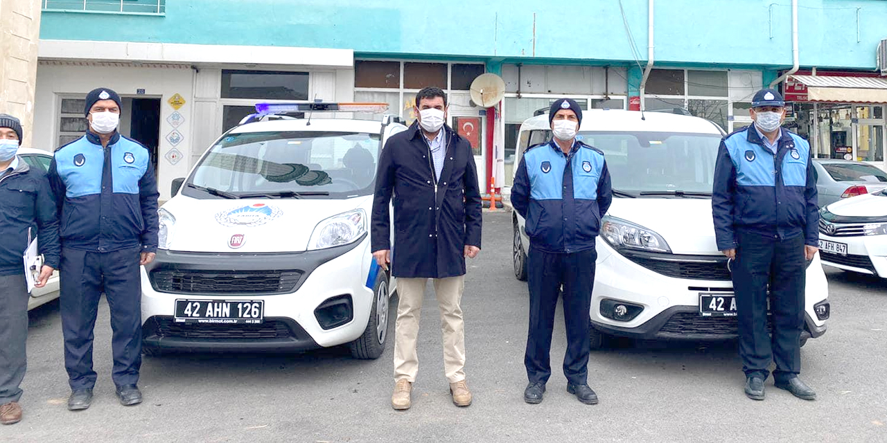 Konya Hüyük Belediyesi araç filosunu güçlendirdi