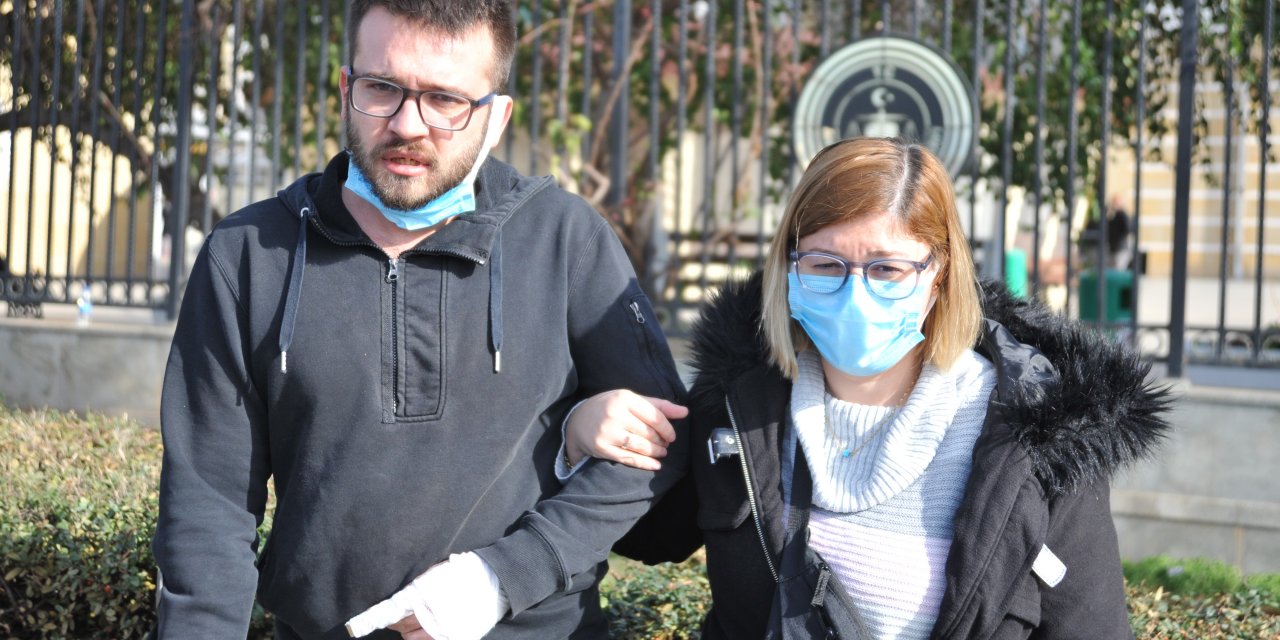 'Asansörde yük taşımayın' dedi diye gaziyi darbettiler