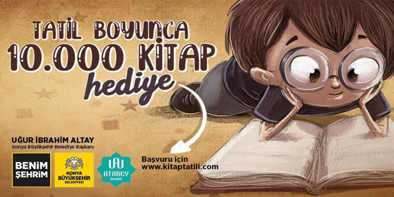 Konya Büyükşehir 10 bin tabletten sonra 10 bin de kitap dağıtacak