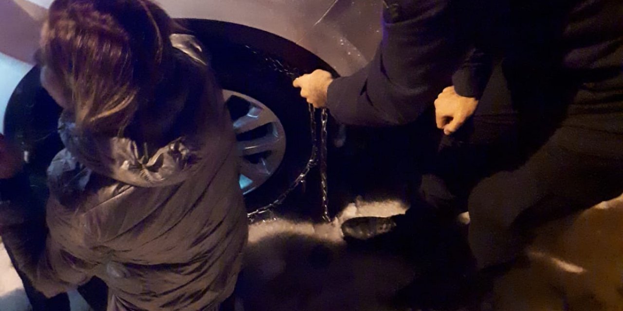 Dün gece Konya Antalya Yolu'nda bu görüntüler kayıtlara geçti! Polis ekipleri hayatlarını kurtardı