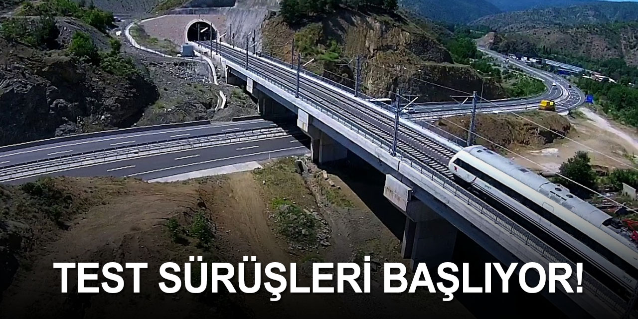 Konya - Karaman Yüksek Hızlı Tren Hattı'nda 3 haftalık test sürüşleri başlıyor
