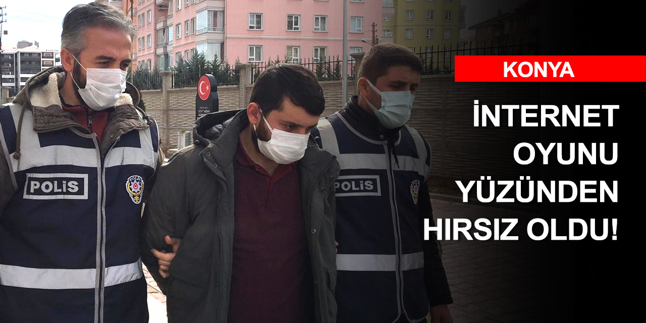 Konya'da 9 ayrı suçtan aranan hırsız keserle bankamatik soyarken yakalandı