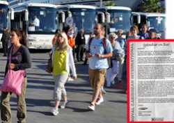 Yolcu gemisinin uyarısı ortalığı karıştırdı