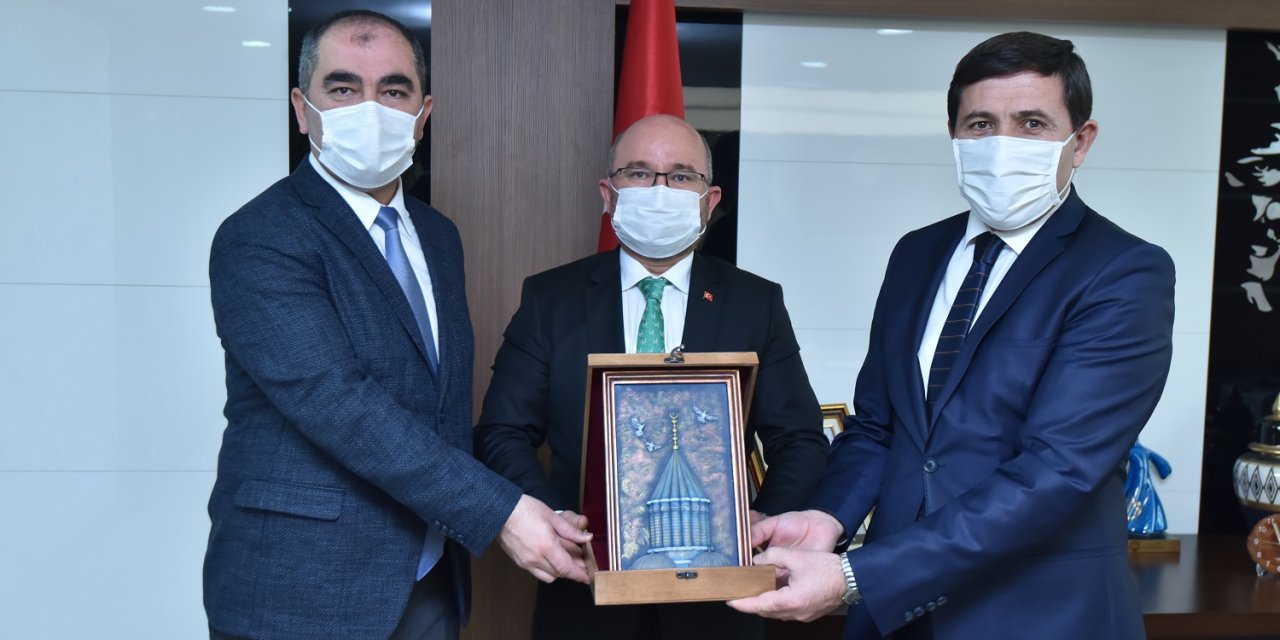 Yeni KOP Başkanı Şahin'e Karataylı Başkanlardan ziyaret