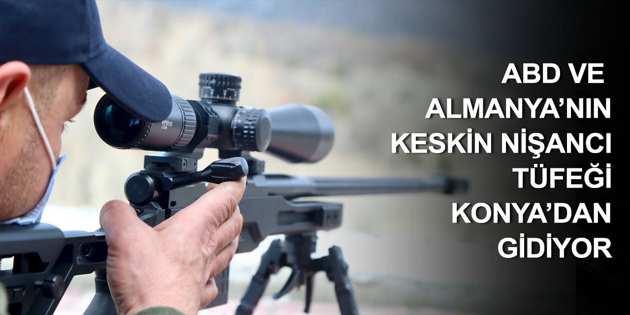 Konya'da üretilen keskin nişancı tüfeği 'OVİS' dünya pazarında ilgi görüyor