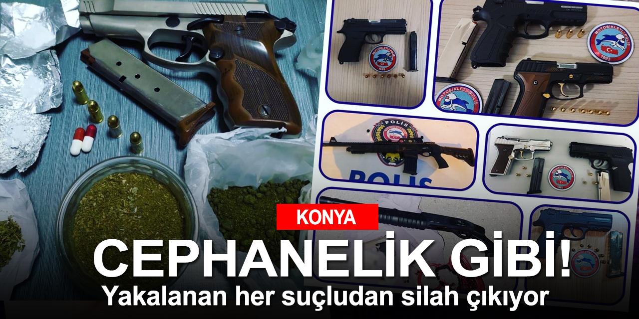 Konya'da narkotik ve kaçakçılık operasyonu! 125 aranan şahıs yakalandı