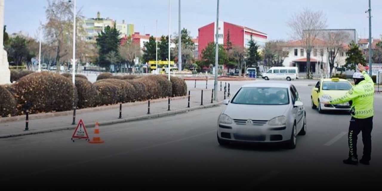 Konya'da 1052 sürücüye ceza! 80 araç trafikten men edildi