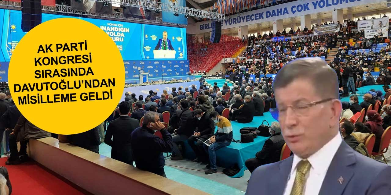 Ahmet Davutoğlu'ndan Konya misillemesi