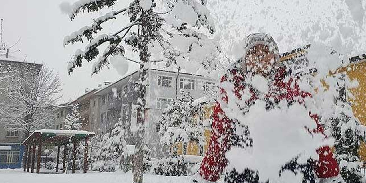 Konya'da bugün 24 ilçede yüz yüze eğitime 'kar' arası