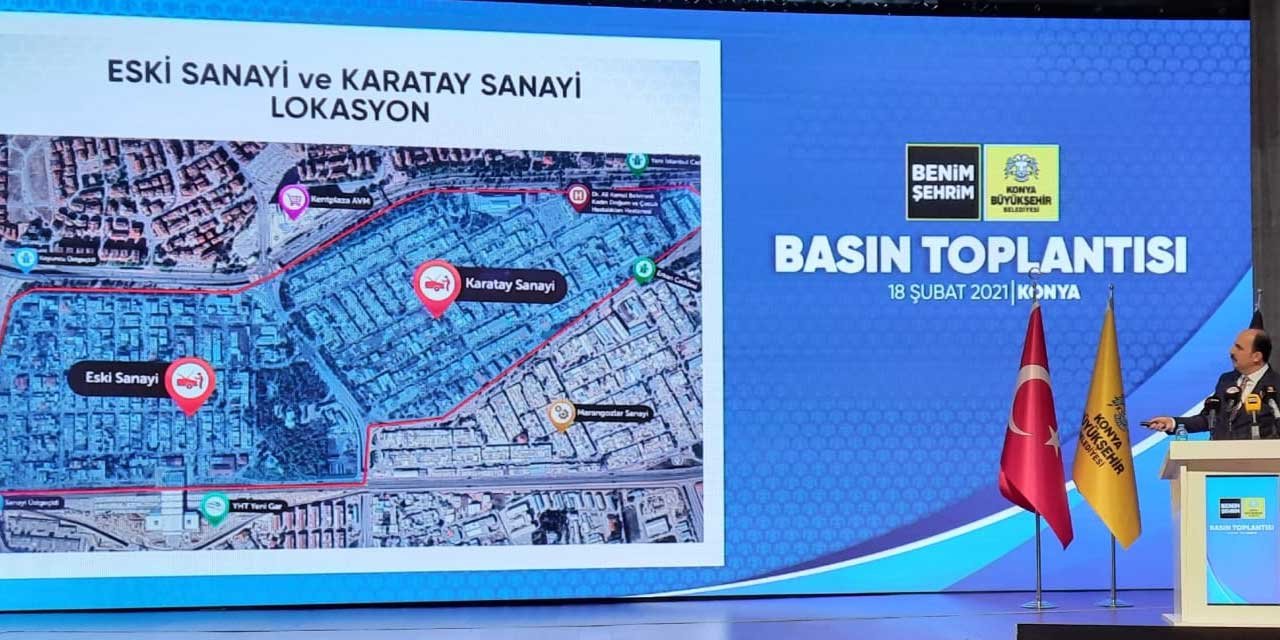 Konya Yeni Sanayi'de Büyükşehir Belediyesi'nden 1 milyarlık fedakarlık
