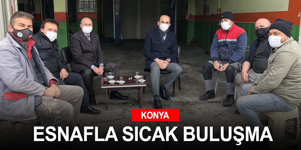 Konya Eski Sanayi esnafına 'anlayış' teşekkürü