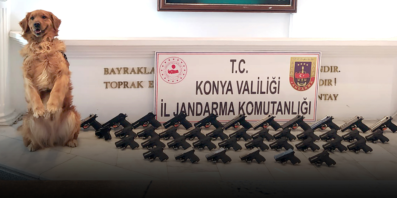 Konya Selçuklu'da yakalanan 5 silah kaçakçısı tutuklandı