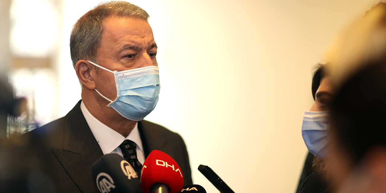 Bakan Akar'dan son dakika 'Yunan taciz'i açıklaması: Tavrımız belli