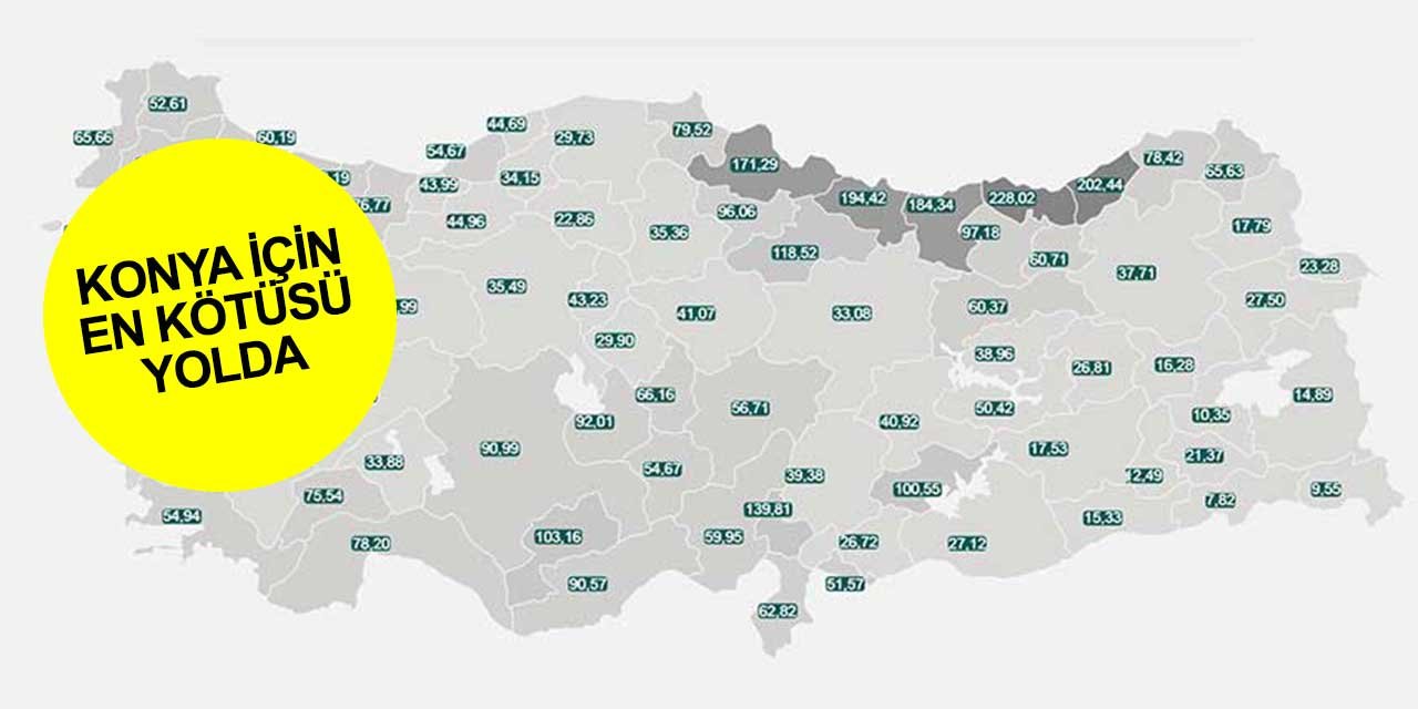 Konya için kötü haber çok yakında gelebilir