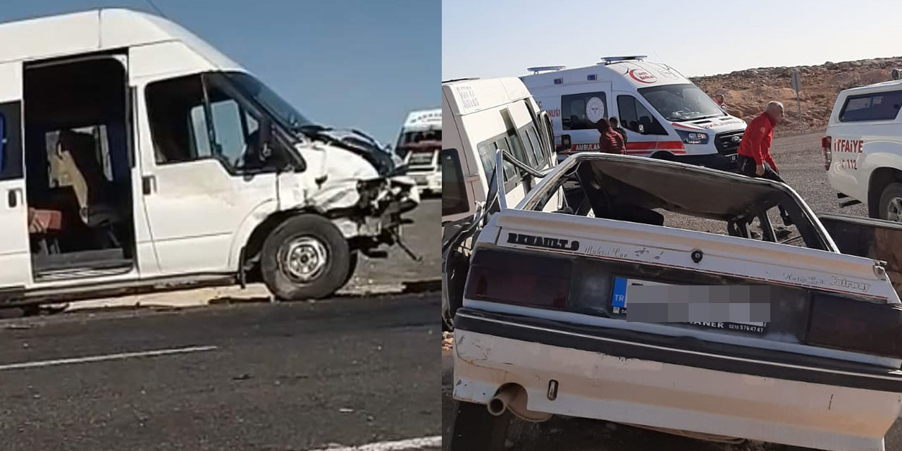 Otomobil ile minibüs çarpıştı! 1 ölü 3 yaralı