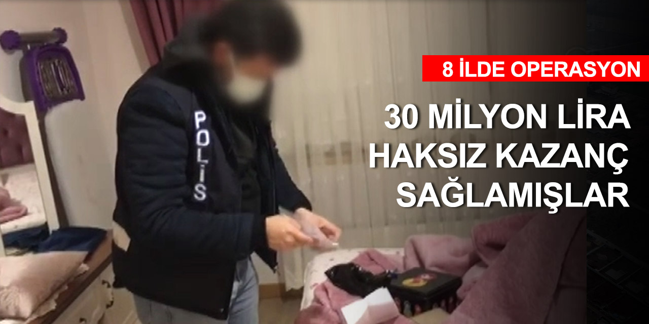 Konya dahil 8 ilde karşılıksız çek çetesi operasyonu! 45 kişi gözaltına alındı