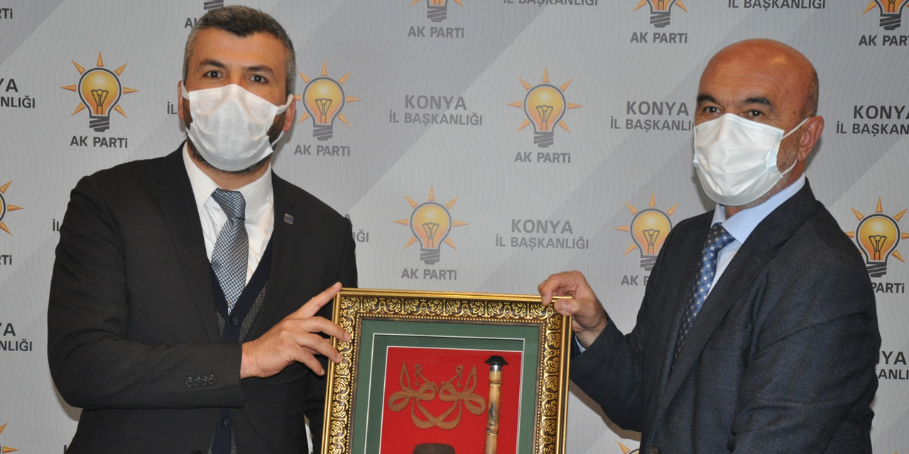 Makina Mühendisleri Odası Konya Şubesi'nden Ak Parti İl Başkanı Angı'ya ziyaret
