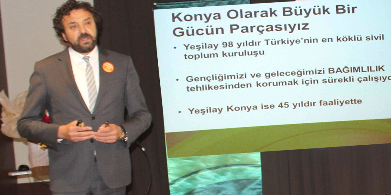 Yeşilay Konya Başkanı Büyükhelvacıgil: Sağlıklı nesiller için ‘Yeşilay Hep Benimle’ diyoruz