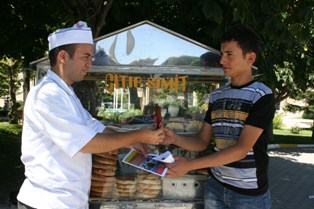 Simit büfesi için imza kampanyası!