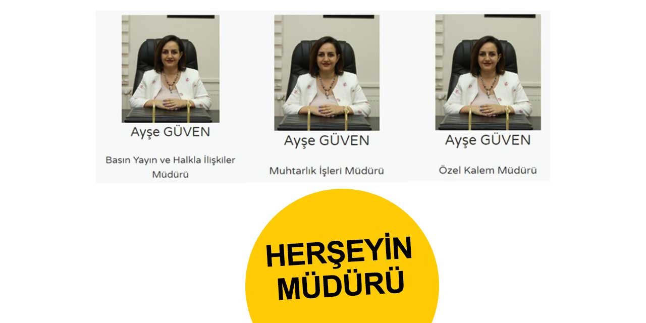 Belediyede 1 kişiye 3 müdürlük verildi
