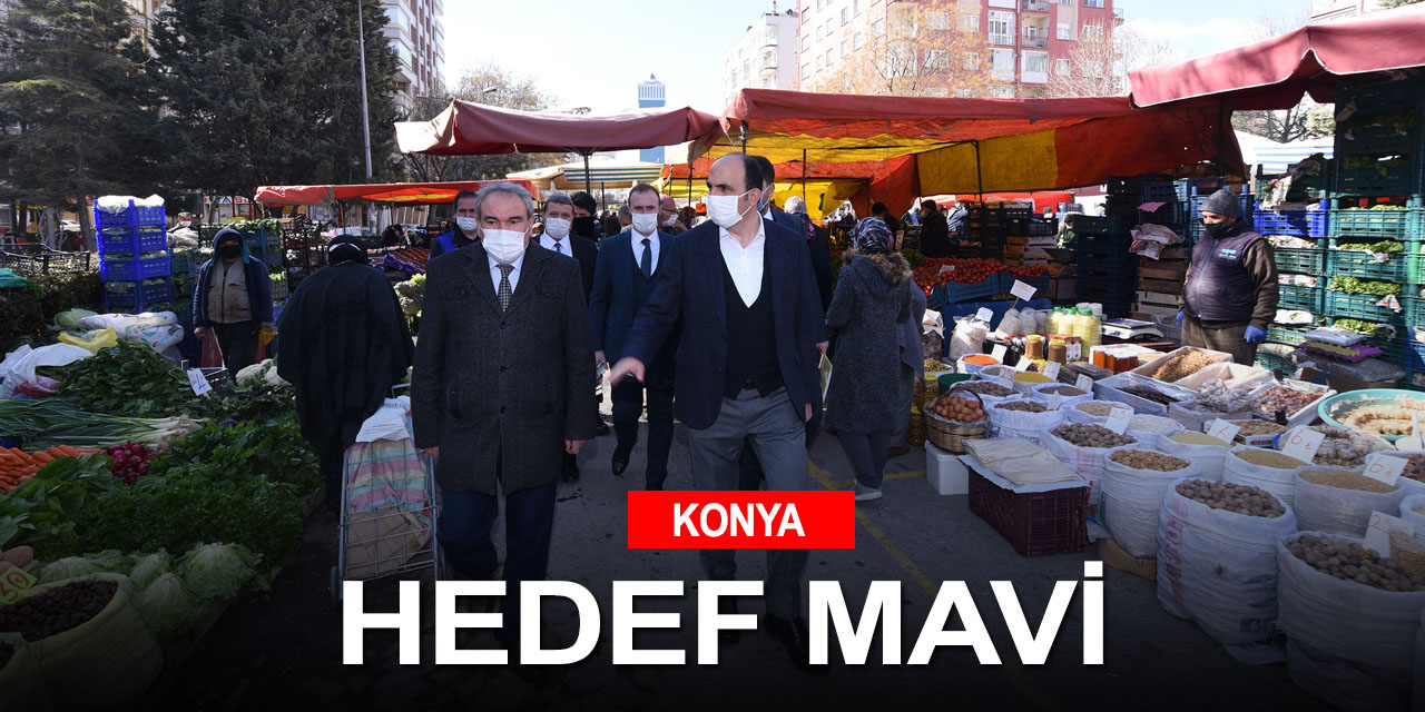 Başkan Altay Konya'nın en kırmızı bölgesinde pazara indi!