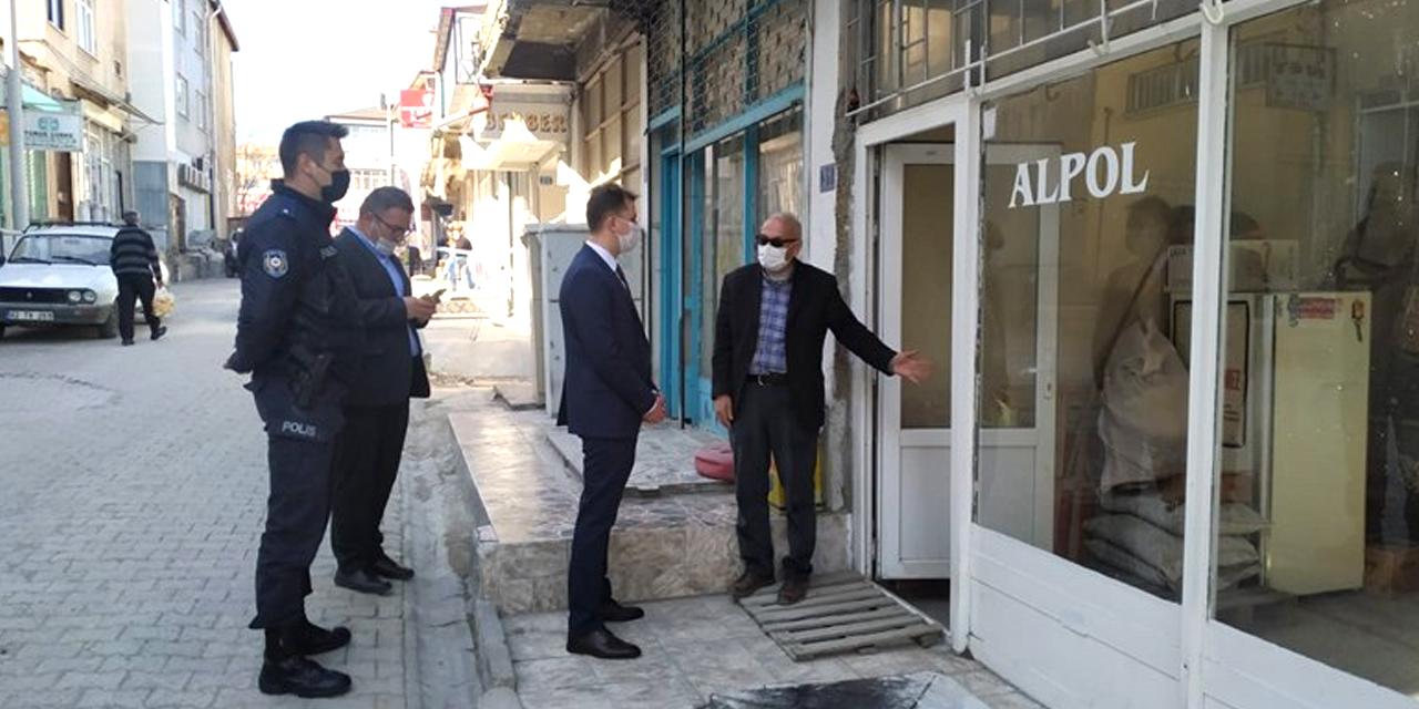 Konya Yunak'ta dinamik Kovid-19 denetimi