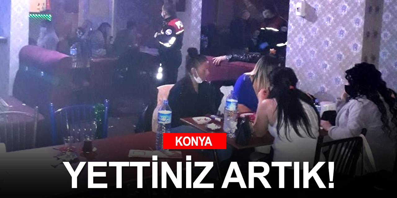 Kırmızı kategorideki Konya’da mühür bozup eğlenenler yine polise yakalandı