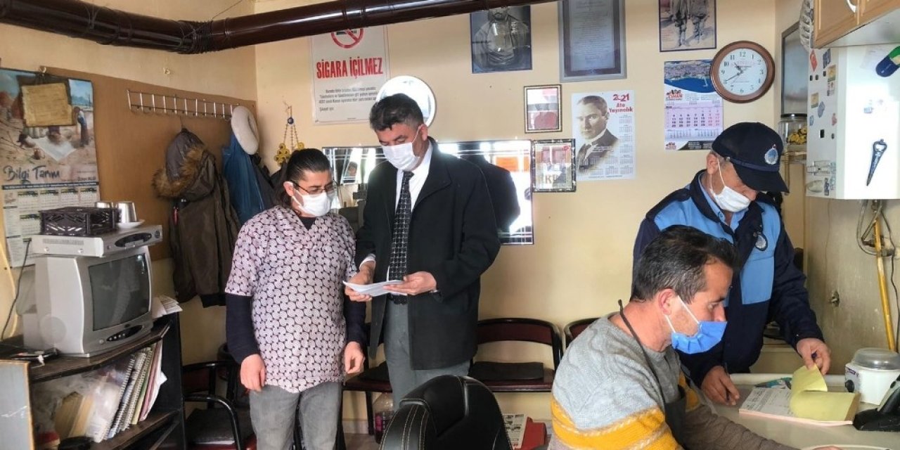 Hüyük’te 'hedef mavi' seferberliği! Berber ve kuaför salonlarına dinamik denetim