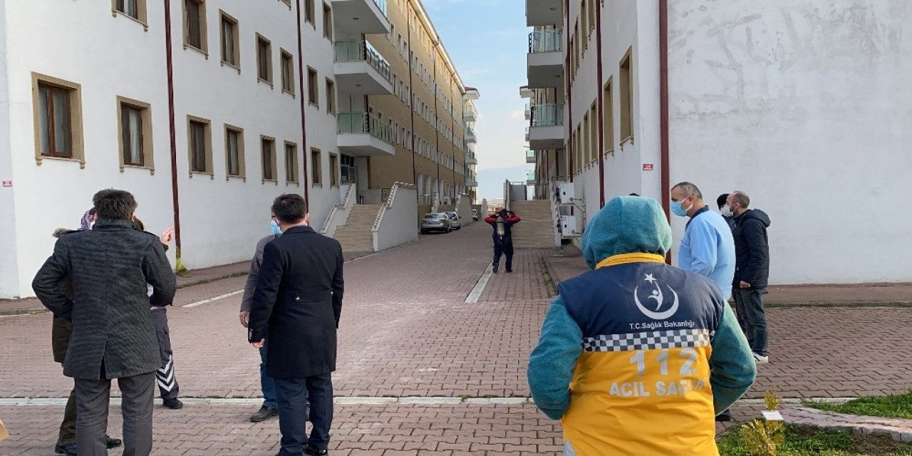 KYK yurdunda gaz sızıntısı! Öğrenciler tahliye edildi