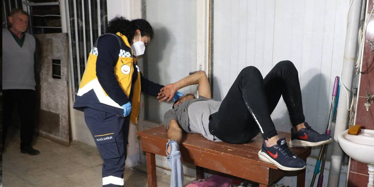 Dayaktan kaçıp sığındığı apartmanda 'hırsız' zannedildi! Darp edilirken platini çıktı