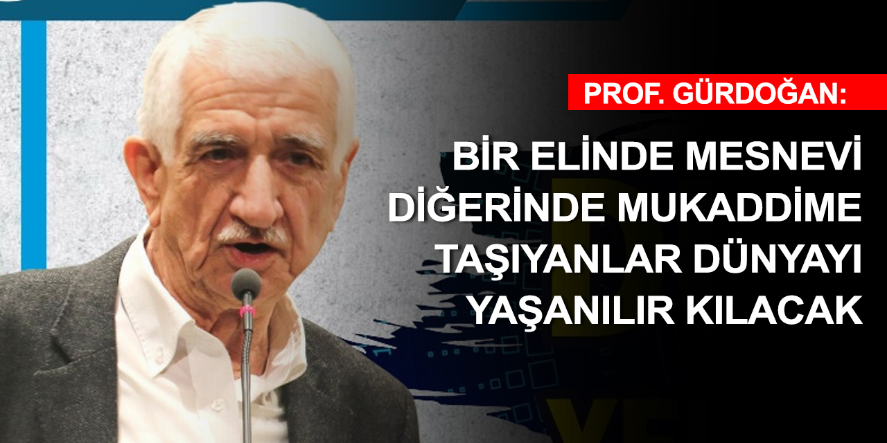Prof. Gürdoğan TYB Konya'da 'Dijital Dünyada Yeni Arayışlar'ı anlattı
