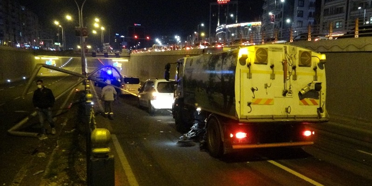 Önce makas sonra takla attı trafiği birbirine kattı! 3’ü ağır 9 yaralı