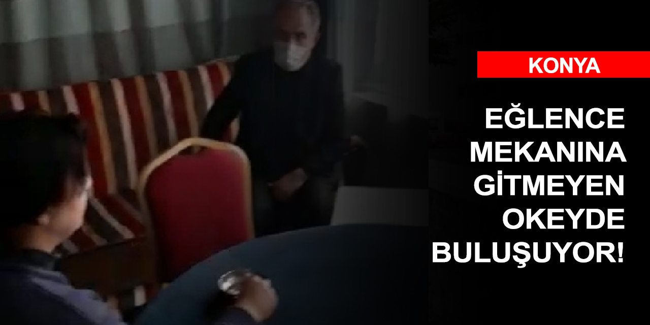 Konya Aziziye'de kahvehaneye çevrilen apartman dairesine polis baskını!