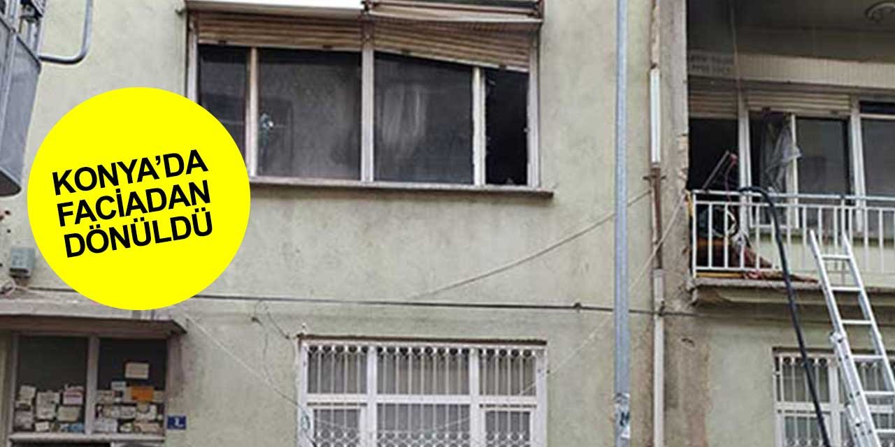 Konya'da yangında can pazarı! 10 kişi kurtarıldı
