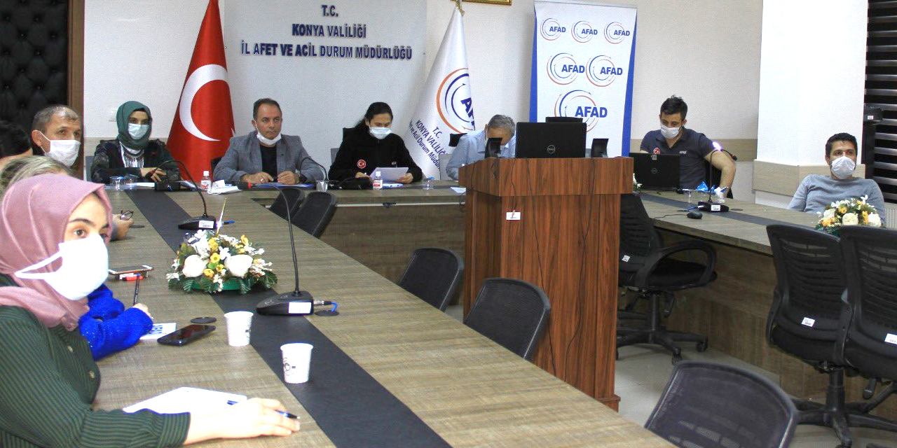 Konya AFAD'dan İRAP Yangın Tehlikesi Çalıştayı