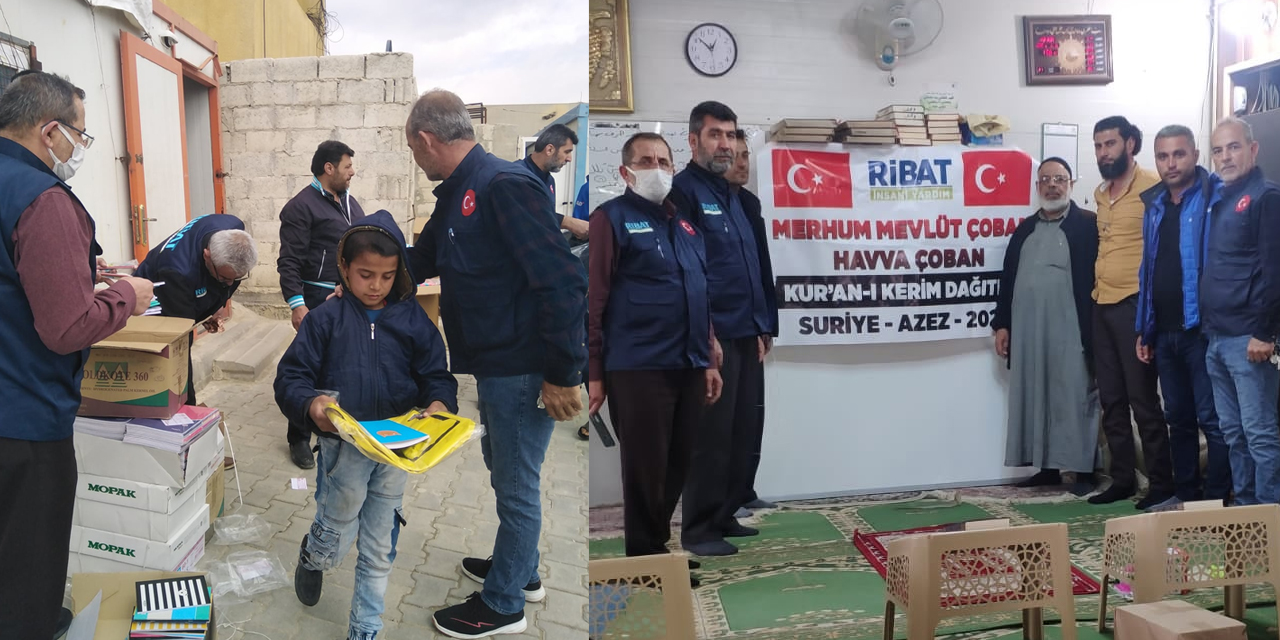 Ribat Azez'de Kur'an kursu öğrencilerini sevindirdi
